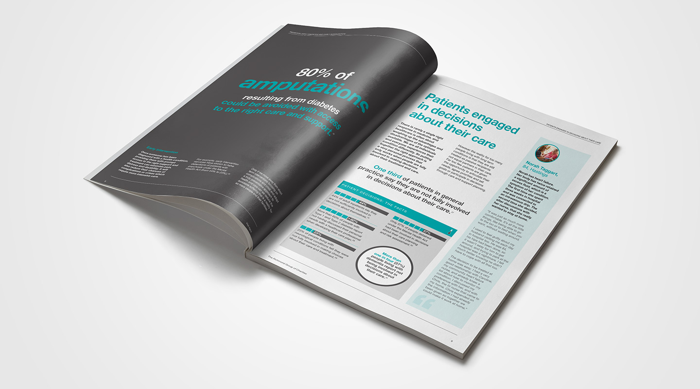 The Richmond Group of Charities, brand, report design