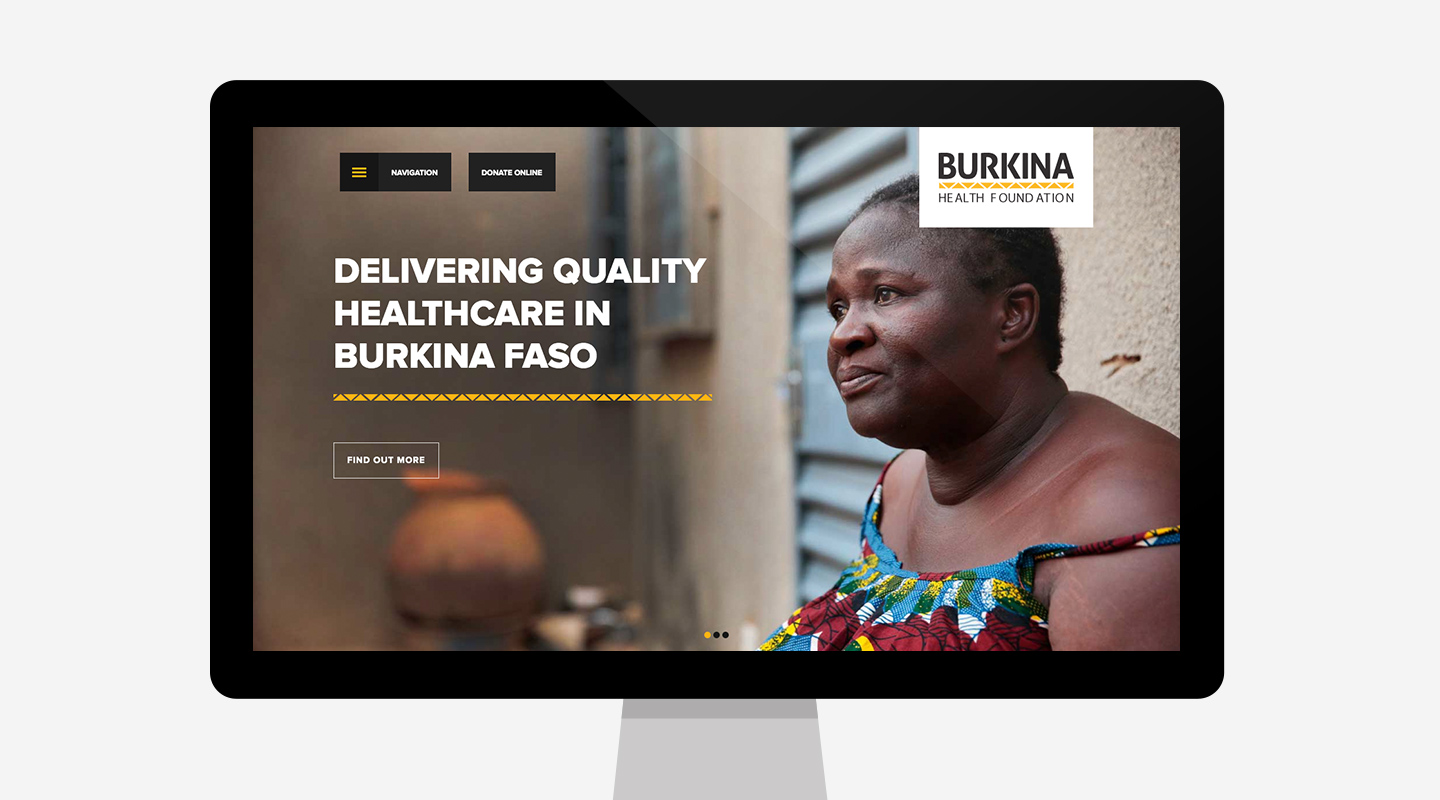 BURKINA HEALTH FOUNDATION brand, website