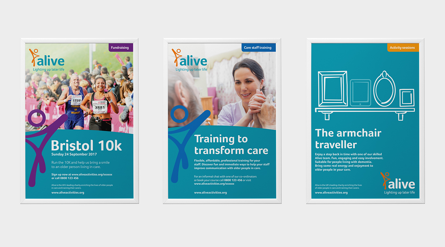 Alive brand refresh - Posters
