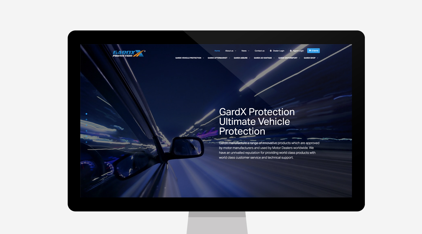 GardX-  web screen 