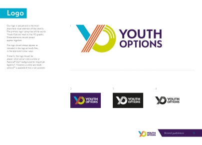 Youth Options brand guidelines