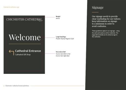 Chichester Cathedral Brand Guidelines