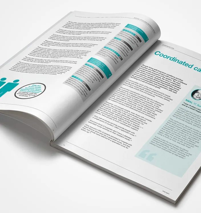 The Richmond Group of Charities, brand, report design