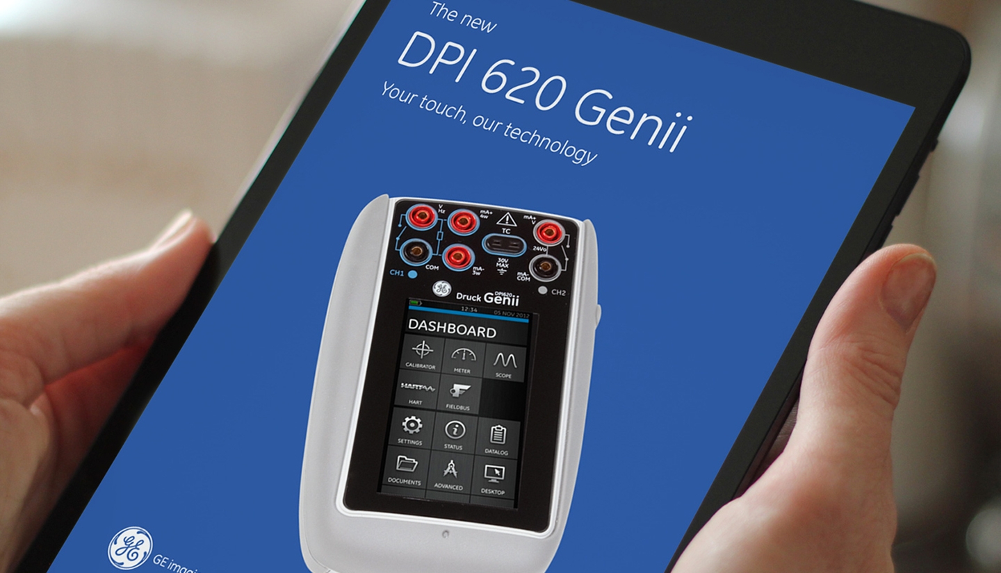 GE, Genii DPI 620 app
